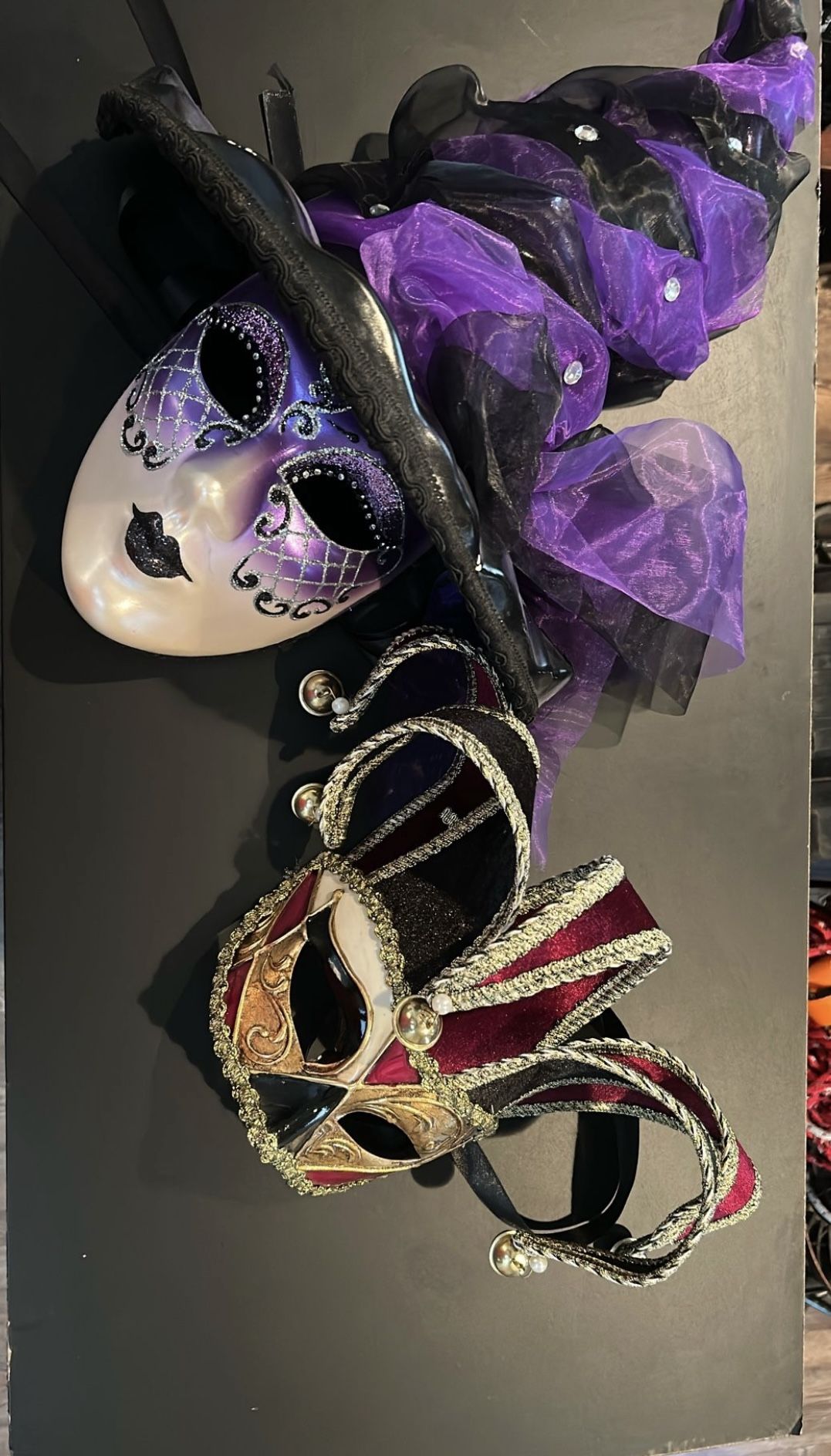 Vintage Hand Paint Mask From Italy