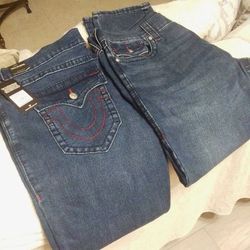 True Religion Jeans Both Are Same Style And Size