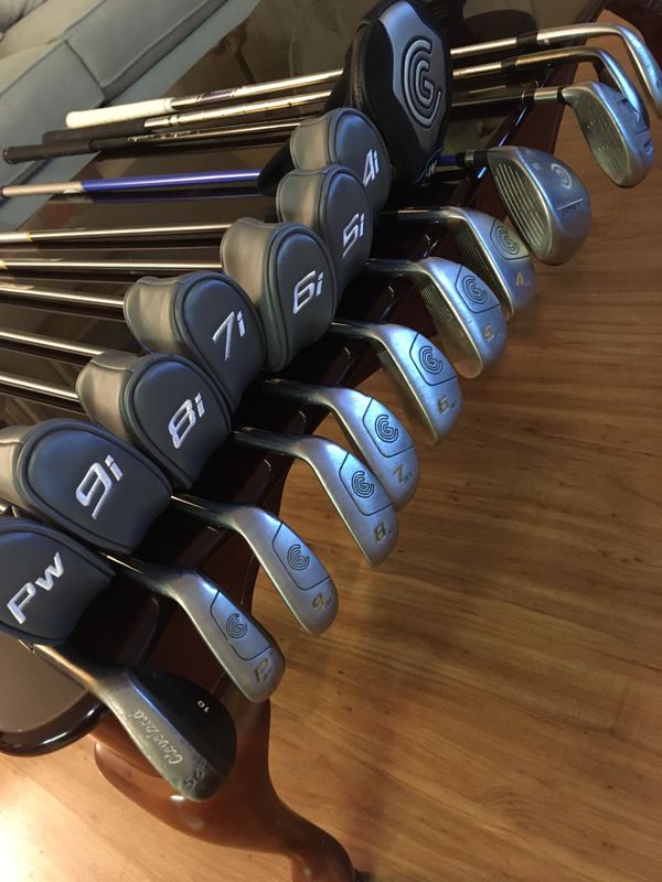 COMPLETE SET Golf Clubs Cleveland Launcher Hybrid Irons for Sale in