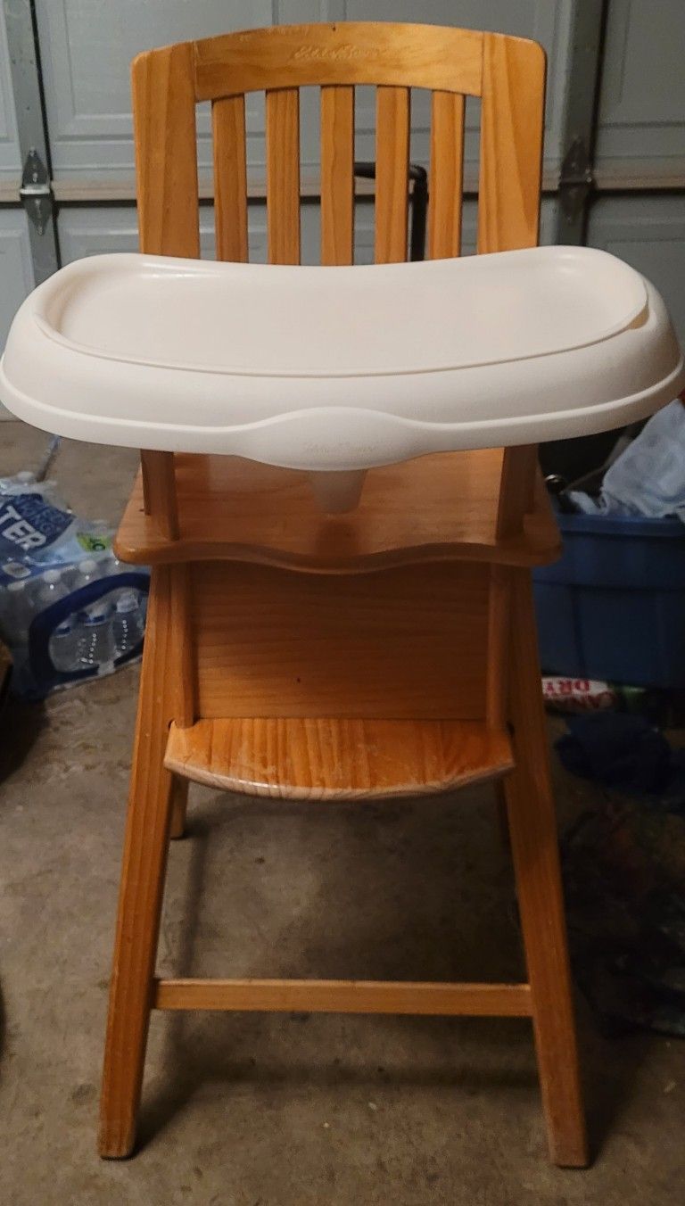 Wood Baby High Chair