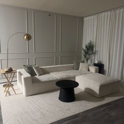 Matte Black Modern Coffee Table