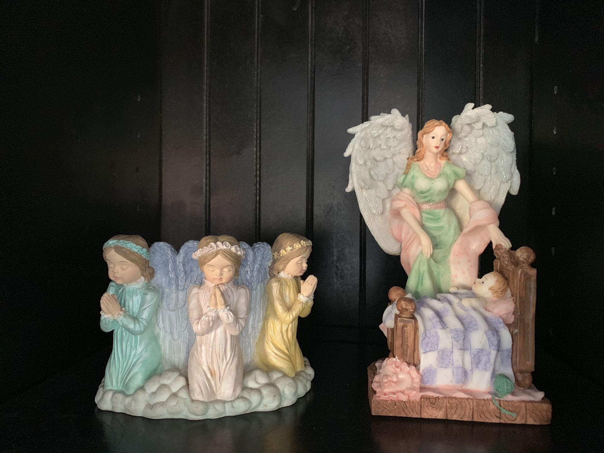 Angel nursery decor baby candle holder