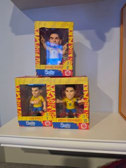 Set of 3 Colombia World Cup Figurines