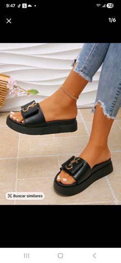 Sandalias de plataforma  para el verano