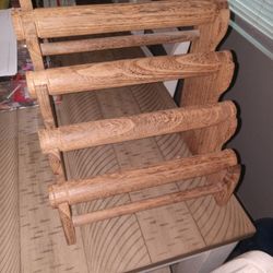 Wood Jewelry Bracelets Holder $20