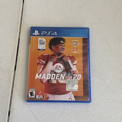 Sony PlayStation 4 Madden NFL 20 game