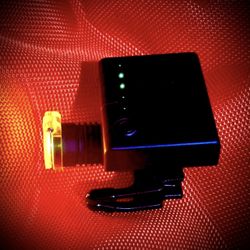 Loupes Wireless Headlamp With Orange Filter, ChargerAndCase Lightweight