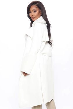 Fashion Nova Ivory Coat 2X