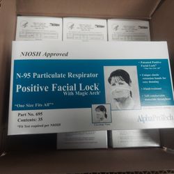 N95 Respirator With 2 Headbands Niosh Approved 