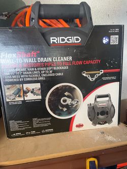 RIDGID FlexShaft K9-12 Wall-to-Wall Drain Cleaner