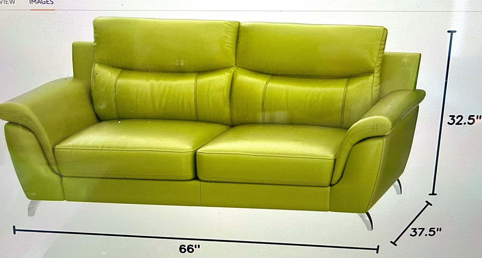 Brand New Leather Loveseat…$200.00