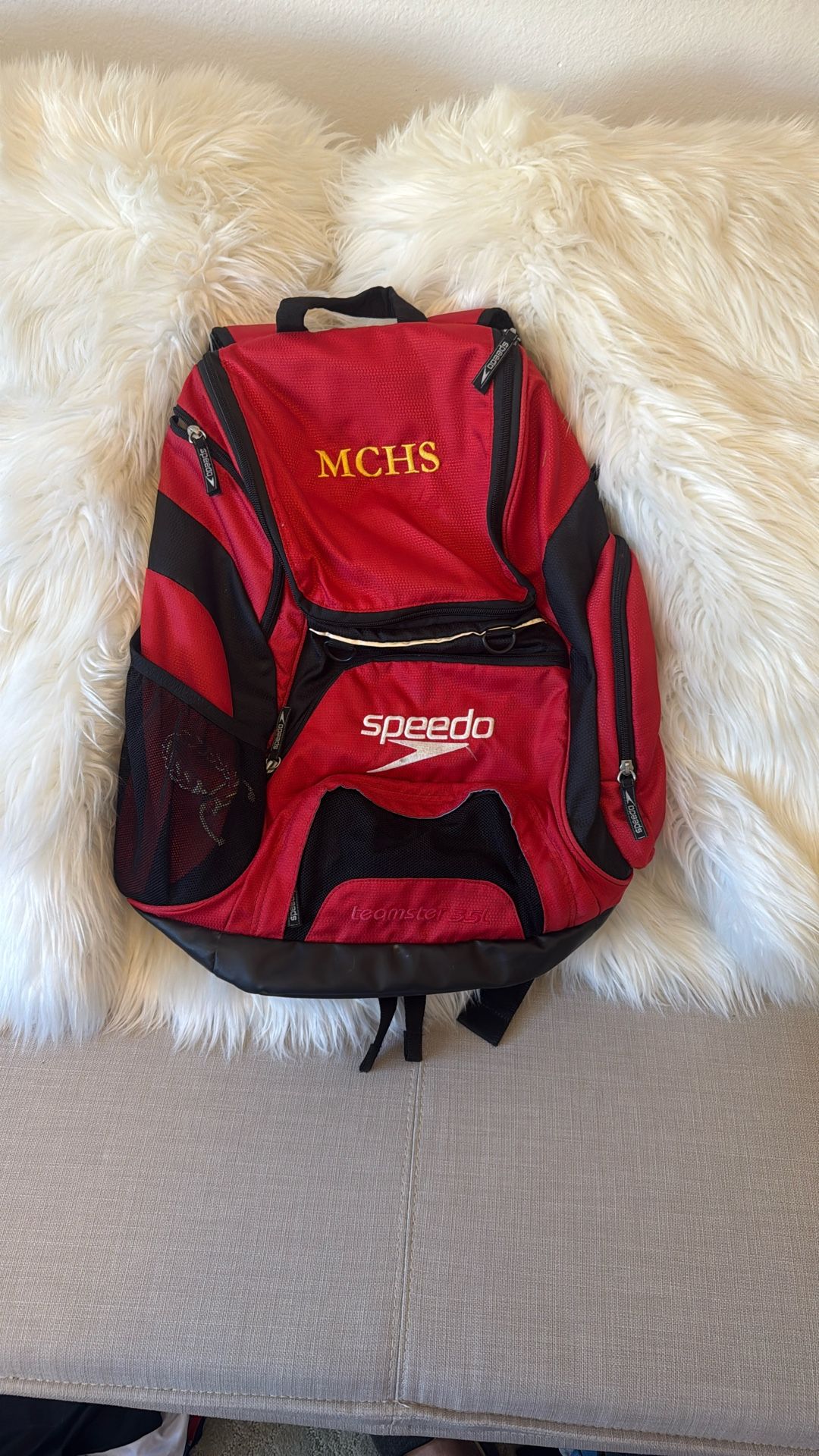 Red Speedo Backpack (MCHS)