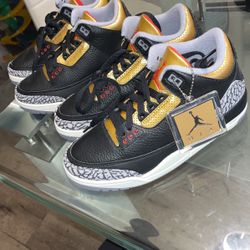 Jordan Retro 3 Black Fire “2 Pairs”