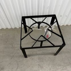 Heavy Duty Outdoor Propane Cooker Stand – Missing Center Burner Assembly – As Is