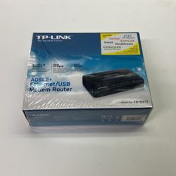 TP-Link ADSL 2+ Ethernet/USB Modem Router 