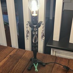 Custom vintage-style metal table lamp