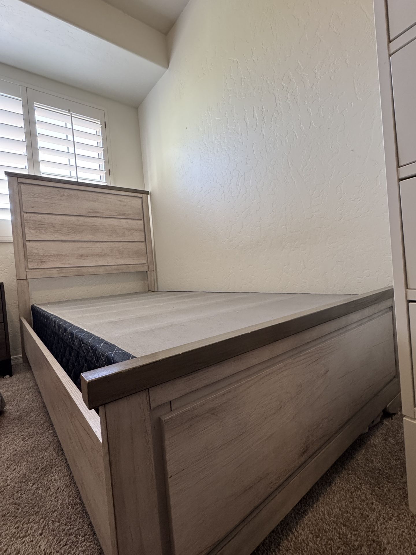 Living spaces Twin bed Frame and Base