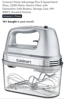 BRAND NEW - Cuisinart Power Advantage Plus 9-Speed Hand Mixer
