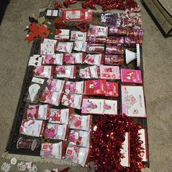 New Never Opened Valentine's Day Decorations, Cards, Arts And Crafts Projects