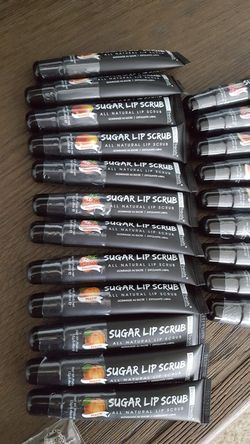 New flavored sugar lip scrubs