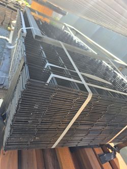 Hog wire/black wire mesh fencing panels