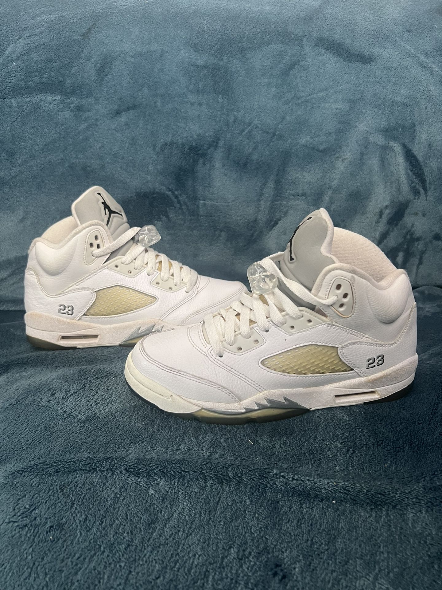 Air Jordan 5 Retro Metallic White