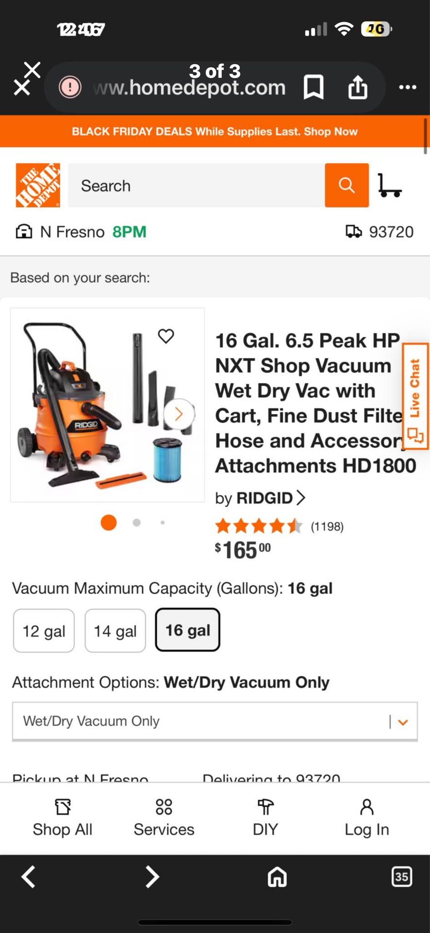 Ridgid Vacuum 