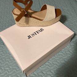 New Never Used JustFab Wedges Size 7.5