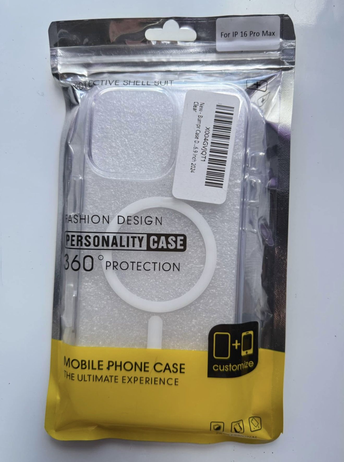 Magnetic iPhone 16 Pro Max Clear Case (NEW)