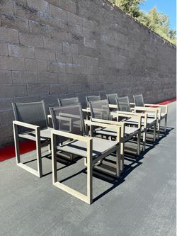 Restoration Hardware Dining Arm Chairs