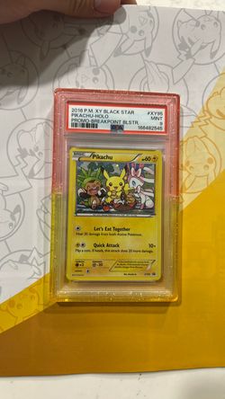 2016 XY Black Star Pikachu Holo Promo XY95 — PSA 9