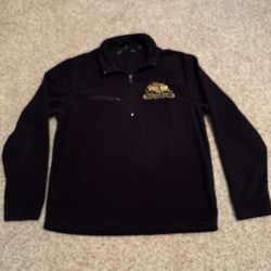 Disney Cruise Line Inaugural Opening Team 2011, 1/4 Zip Black Sweatshirt 
