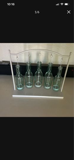 Pier one bottle candles holder