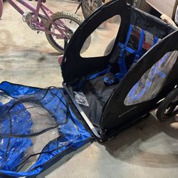 Schwinn Foldable Bike Trailer For Two Passengers