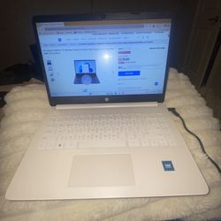 Essential : HP 14” Window 11 white Laptop