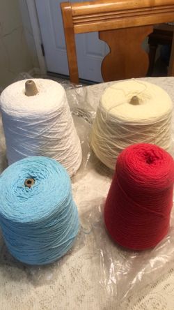 Yarn, Knitting Machine cones