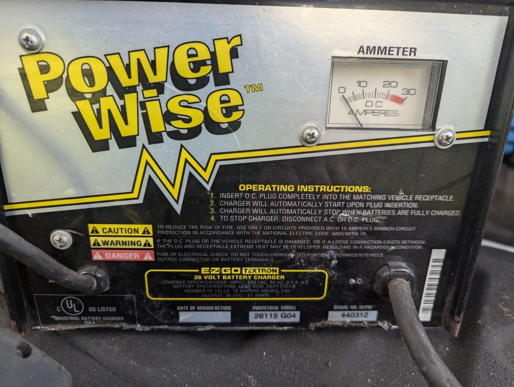 Like New Powerwise Golf Cart Charger $175