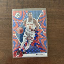 2019 RJ Barrett Mosaic Reactive Blue #229 Rookie Card 