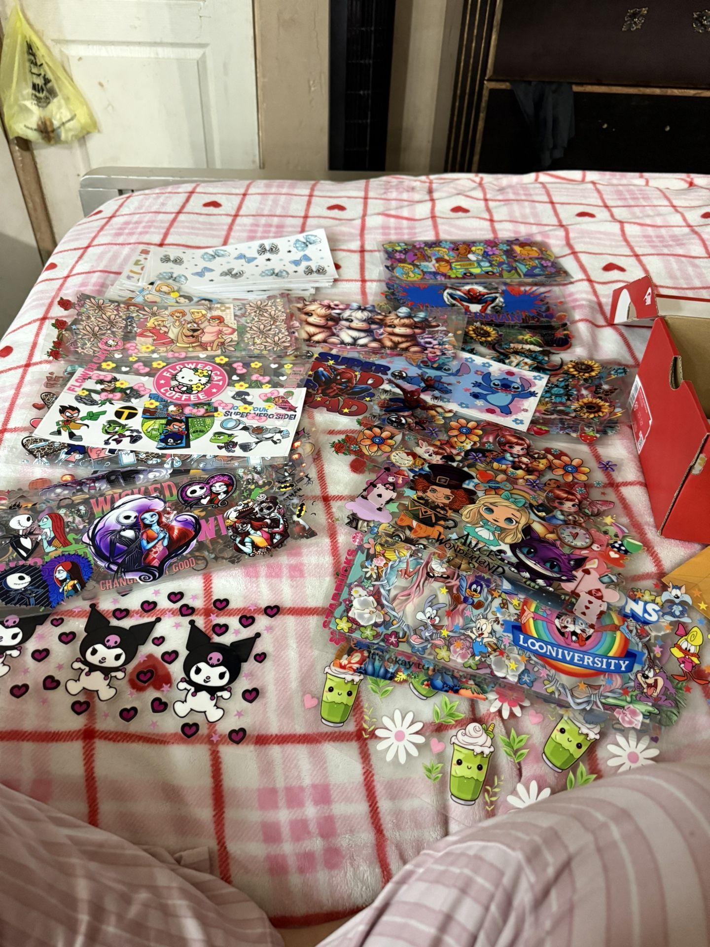 Snow Globe Tumbler Stickers