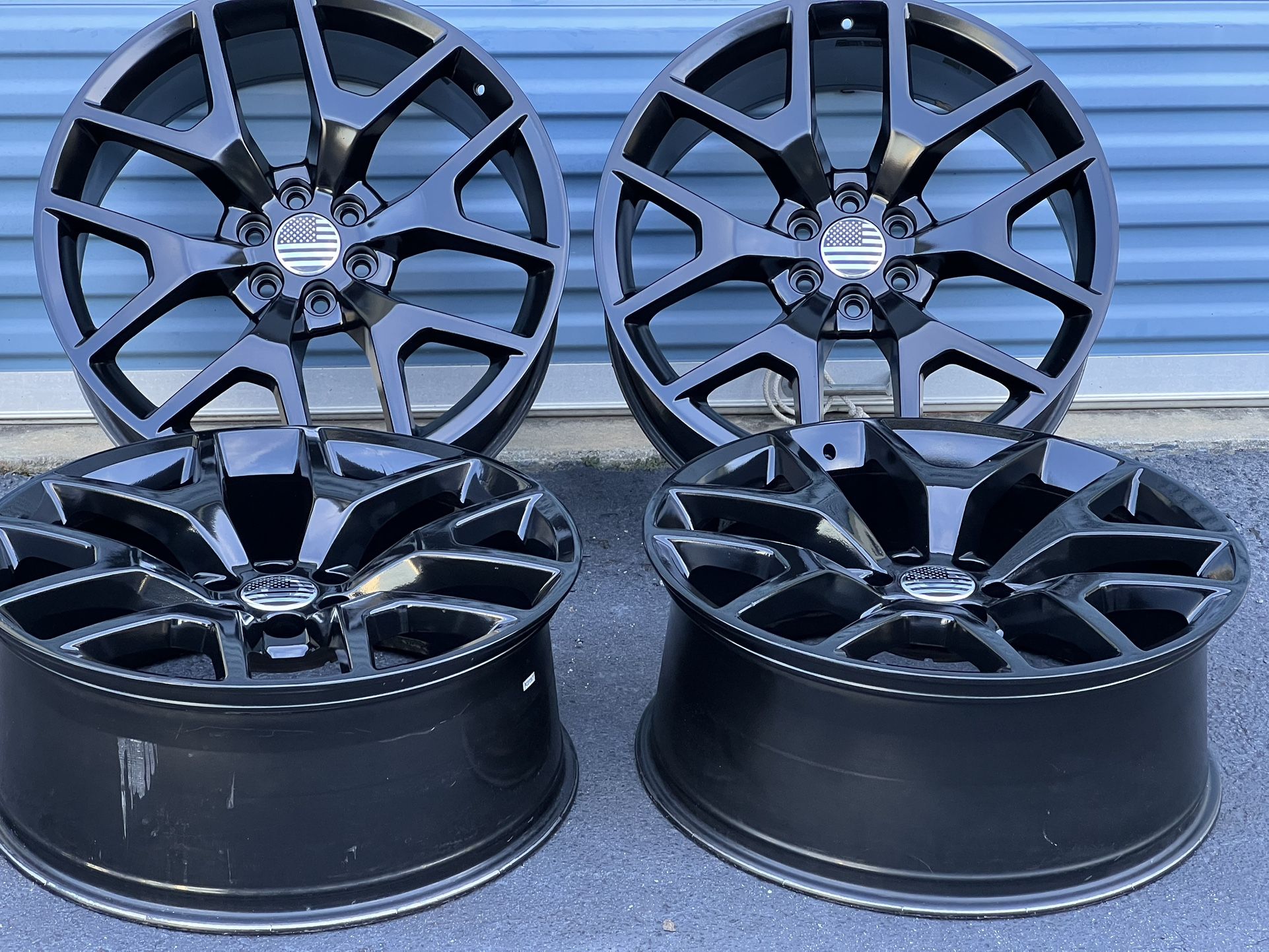 SET OF WHEELS AND TIRES 24”
