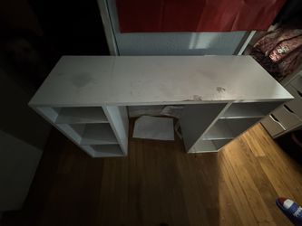 Writing Desk/computer Desk With Cubbies