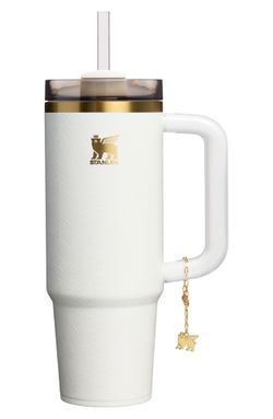 STANLEY| 30 OZ| Quencher Luxe H2.0 FlowState Tumbler | Pale Stone Snakeskin