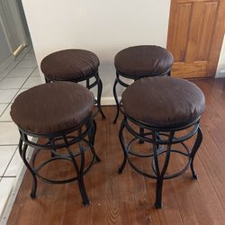 4 West Elm Stools (with covers)