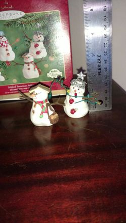 Hallmark Keepsake Mitford Snowman Jubilee