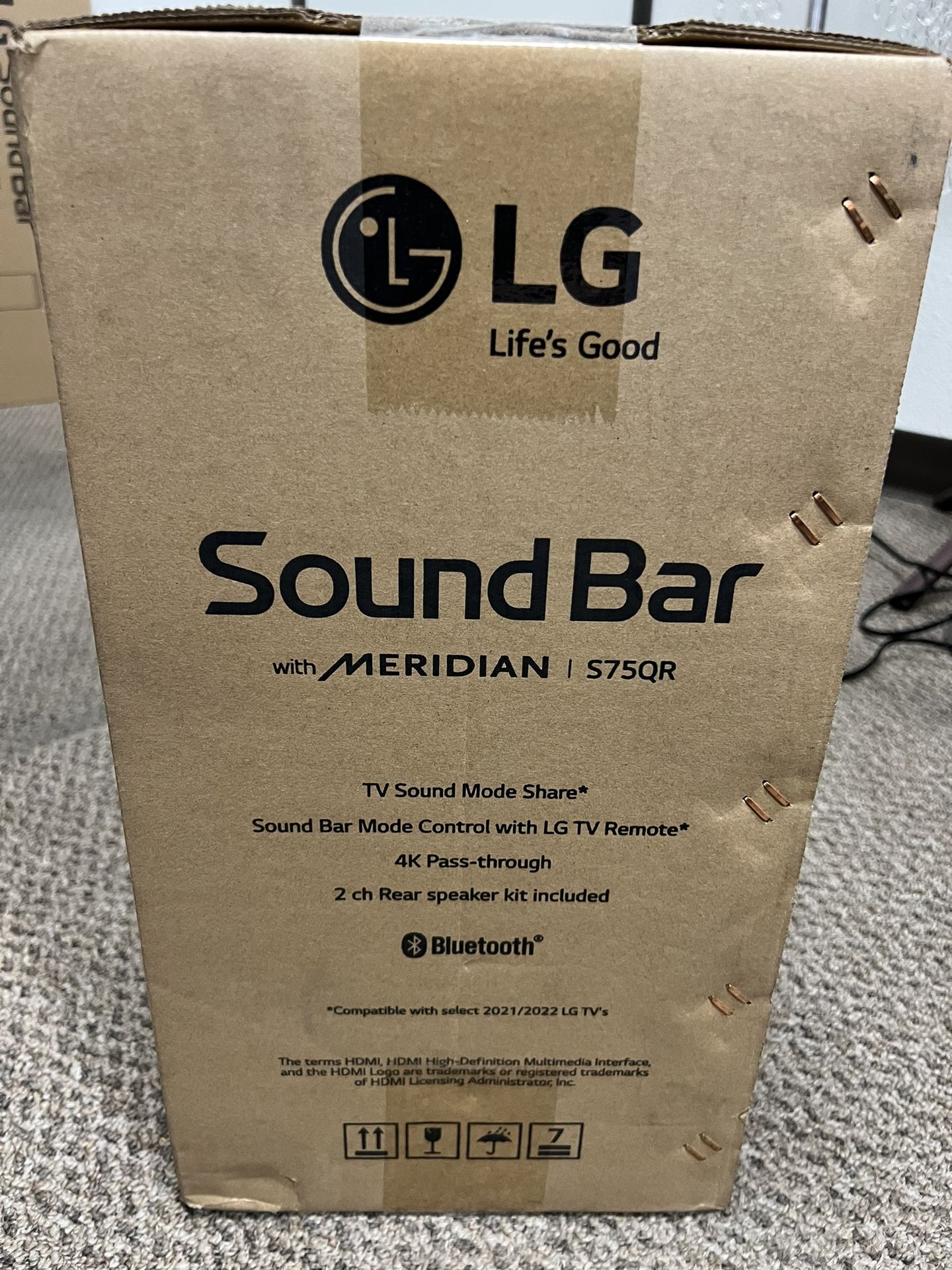 LG S75QR Channel Soundbar with Wireless Subwoofer, Dolby Atmos and DTS ...