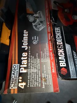 Chicago Electric Power Tools 4" Plate Joiner