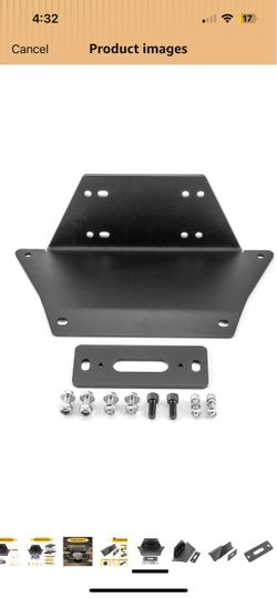 Winch Mount Plate Fit for Polaris Ranger