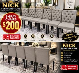 6 dining chairs