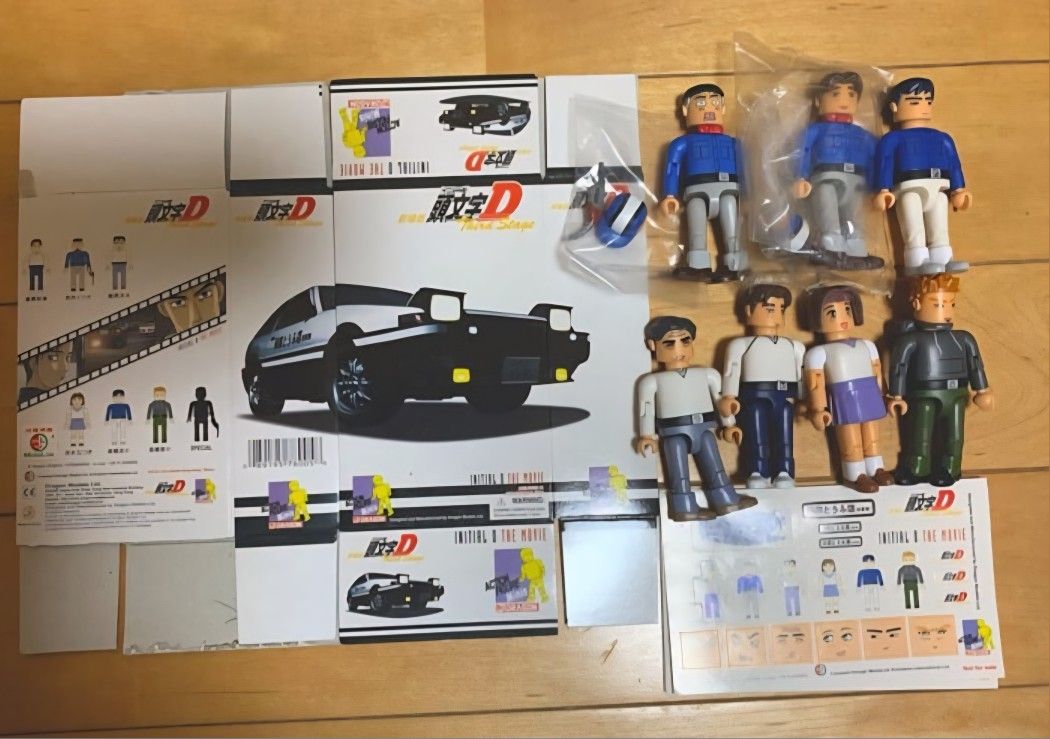 Initial D 7 Figures Anime Takumi jada hot wheels tomica dvd manga anime omnibus 1 2 3 4 fourth dvd dragon rx7 nsx 240sx ae86 s2000 civic type r gtr