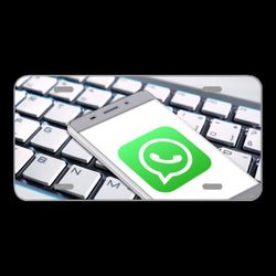 License Plate Novelty Car Front Whatsapp Keyboard Smartphone Law